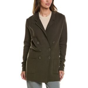 Autumn Cashmere Womens  Boyfriend Milano Blazer, Green